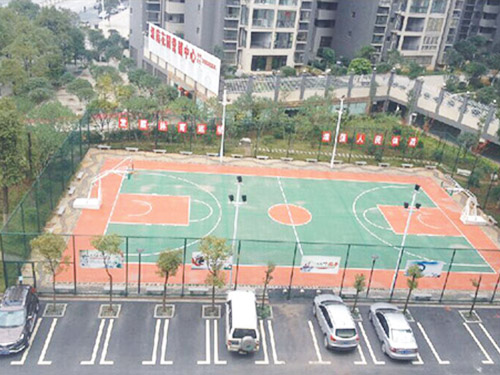 郴州市质量技术监督局篮球场