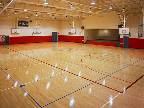 室内篮球场木地板2
